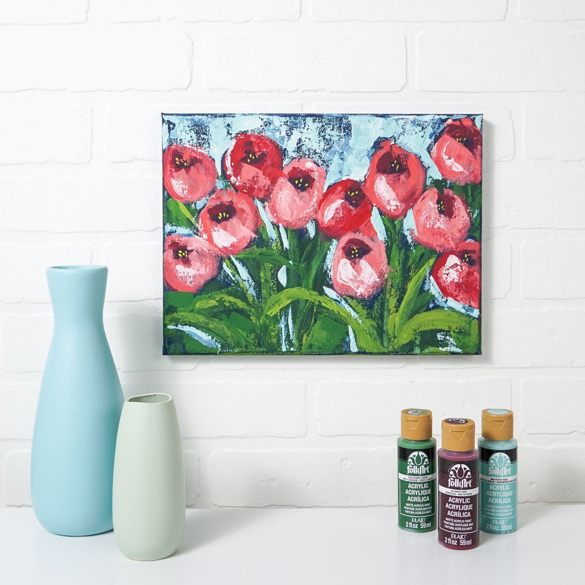 Modern Tulips Painting
