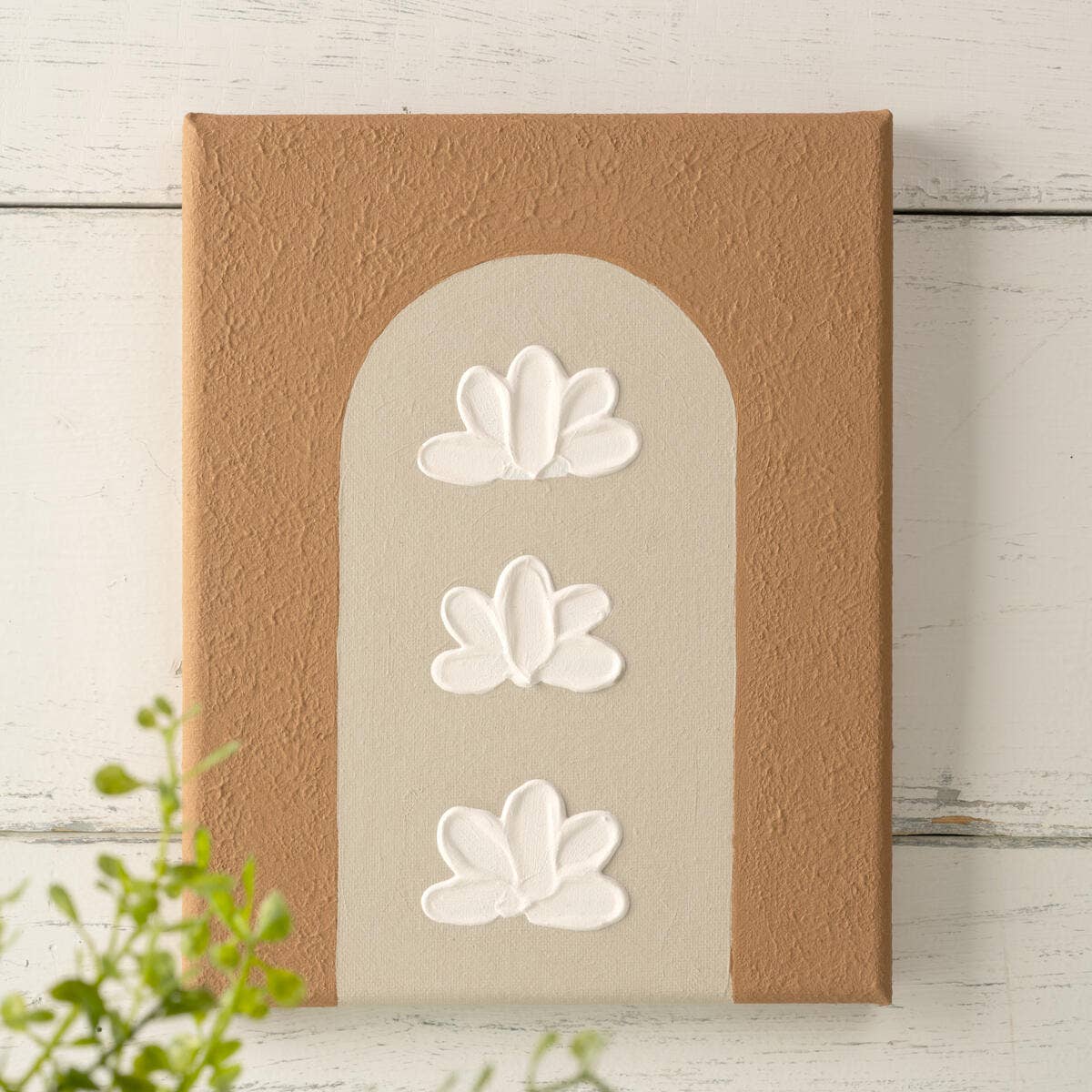 Wall Art with Terra Cotta Paint