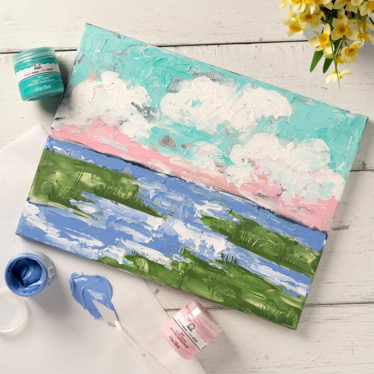 Summer Marsh Painting